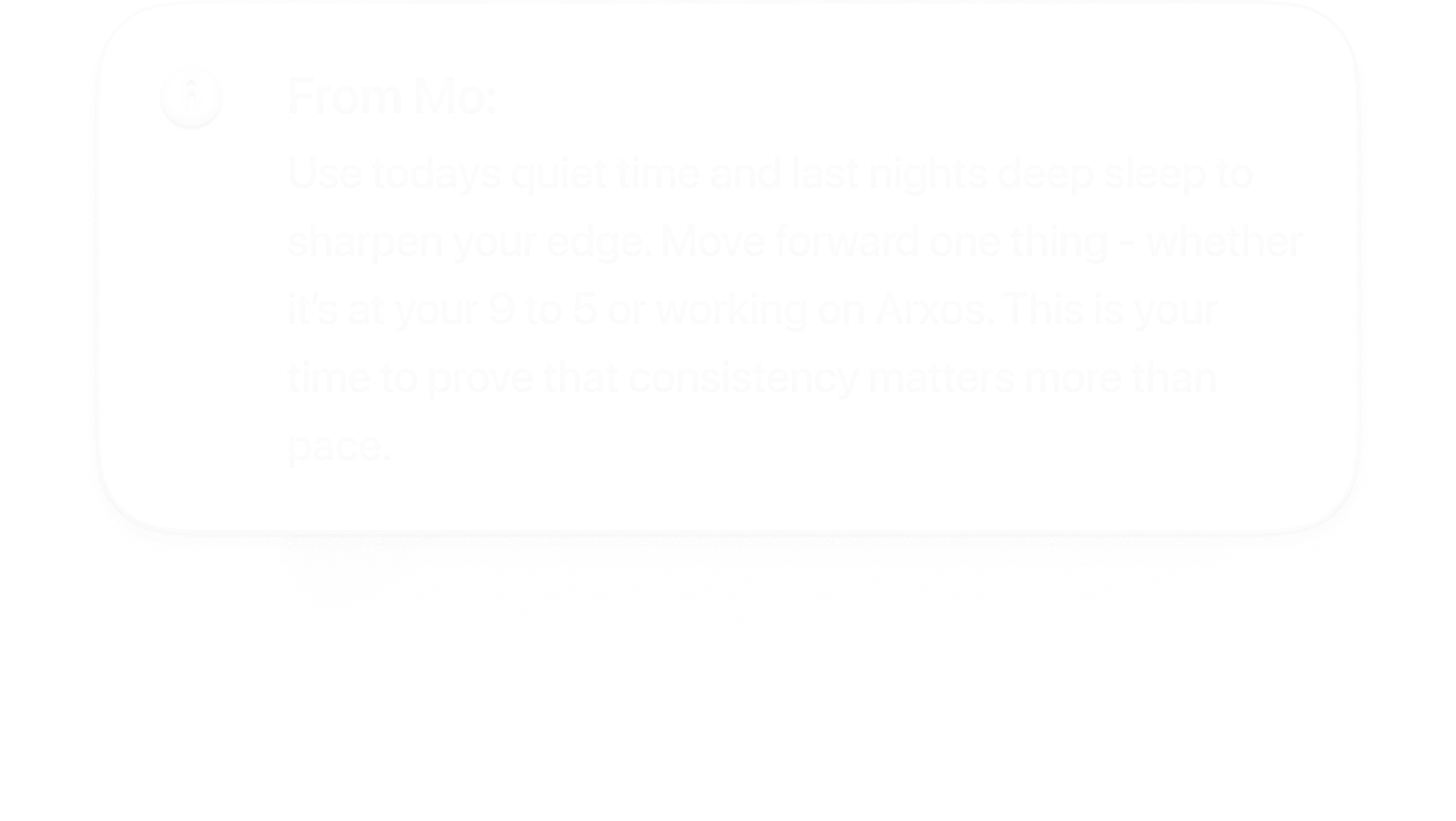 From Mo notification